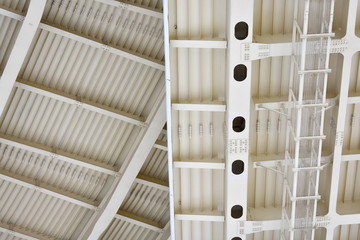 Highway junction view from below