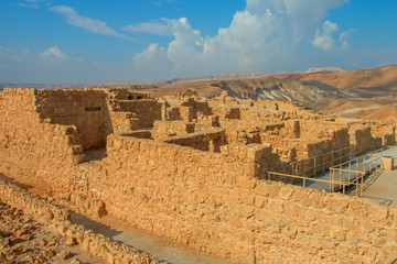 Ruins of Masada fortress, Israel