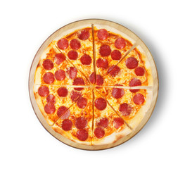 Pizza pepperoni. This picture is perfect for you to design your restaurant menus. Visit my page. You will be able to find an image for every pizza sold in your cafe or restaurant. 