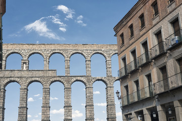 Fototapeta premium Segovia (Spain): Roman aqueduct