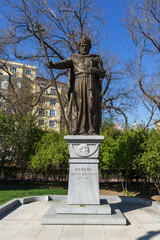 SOFIA, BULGARIA - APRIL 1, 2017: Monument of Bulgarian Tsar Samuel, Sofia, Bulgaria