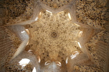 Alhambra Granada dome Kuppel - obrazy, fototapety, plakaty