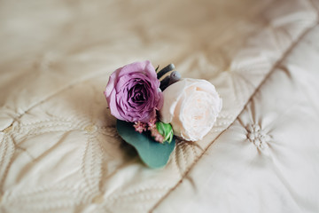 The buttonhole for groom