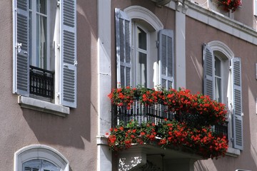 balcon fleuri