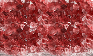red ruby background macro