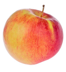 Idared single apple isolated on white