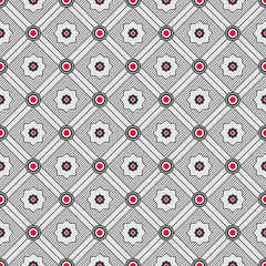 Space modern geometric pattern