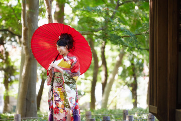 振袖の女性