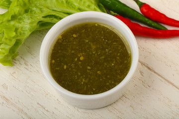 Thai spicy sauce seafood