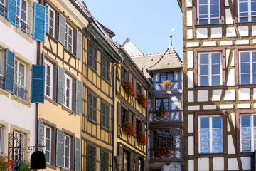 Fototapeta premium Traditional houses in La Petite France, Strasbourg, Alsace, France