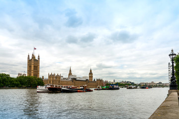 Fototapeta premium Traditional view of Big Ben in London, United Kingdom