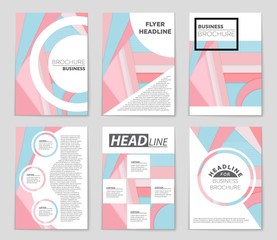 Abstract vector layout background set. For art template design, list, front page, mockup brochure theme style, banner, idea, cover, booklet, print, flyer, book, blank, card, ad, sign, sheet,, a4