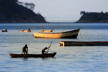  Fishermans on Lake Malawi - Malawi