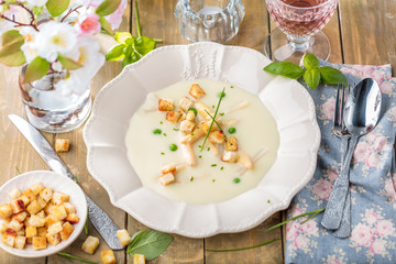 Spargel Cream Suppe
