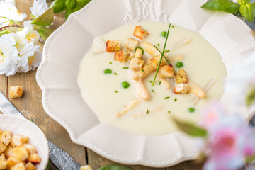 Spargel Cream Suppe