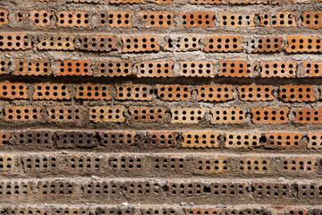 red brick wall texture grunge background