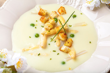 Spargel Cream Suppe