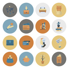 Business and Finance Icon Set