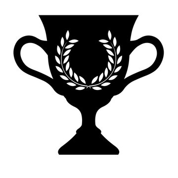 Troph&eacute;e avec lauriers 