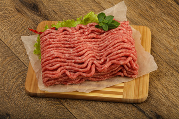 Minced beef meat