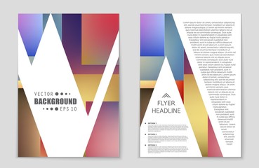 Abstract vector layout background set. For art template design, list, front page, mockup brochure theme style, banner, idea, cover, booklet, print, flyer, book, blank, card, ad, sign, sheet,, a4