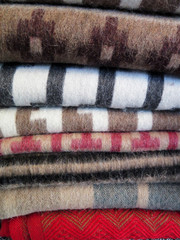 Peruvian hand made woolen fabric