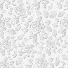 Seamless rose pattern