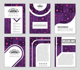 Abstract vector layout background set. For art template design, list, front page, mockup brochure theme style, banner, idea, cover, booklet, print, flyer, book, blank, card, ad, sign, sheet,, a4