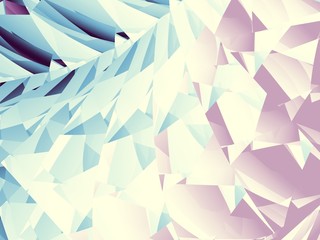 Digital art background. Horizontal abstract geometric image.