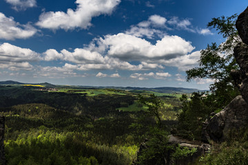 Obraz premium Elbsandstein Gebirge