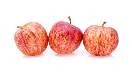 Gala apple on white background