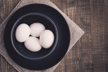 Hühnereier / weiße Hühnereier