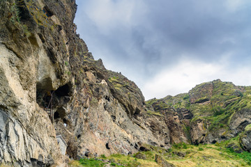 Vanis Kvabebi cave monastery. Georgia