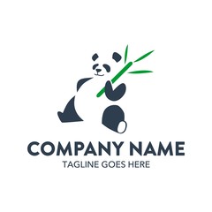 Obraz premium Unique Panda Logo