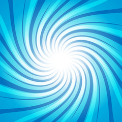 Twisted Blue star burst abstract design background concept