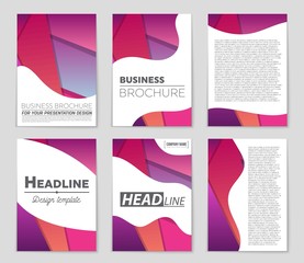 Abstract vector layout background set. For art template design, list, front page, mockup brochure theme style, banner, idea, cover, booklet, print, flyer, book, blank, card, ad, sign, sheet,, a4