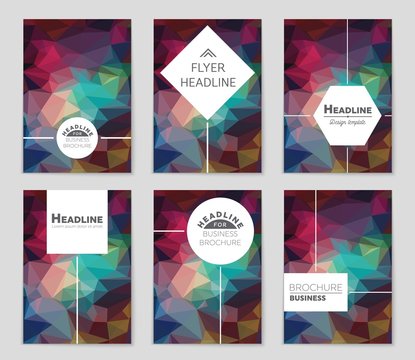 Abstract vector layout background set. For art template design, list, page, mockup brochure theme style, banner, idea, cover, booklet, print, flyer, book, blank, card, ad, sign, sheet,, a4.