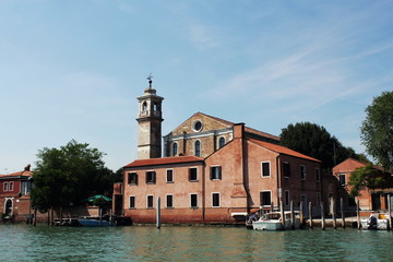 Fototapeta na wymiar The Santa Maria degli Angeli church, Murano, Italy