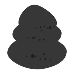 rocks spa elements icon vector illustration design