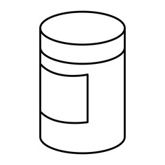 cream bottle product icon vector illustration design