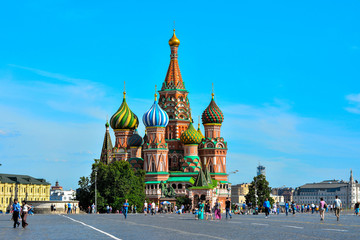 Fototapeta na wymiar St. Basil's Cathedral on Red Square