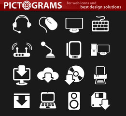 computer icon set