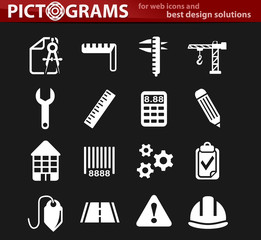 engineering icon set