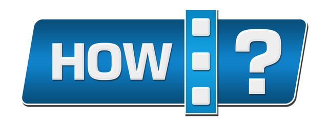 How Blue Separator Horizontal 