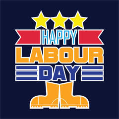 poster of happy labor day, labour day, sale day, may day, 1 may. vector illustration