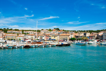 Naklejka premium Port of Cassis, Provence, France