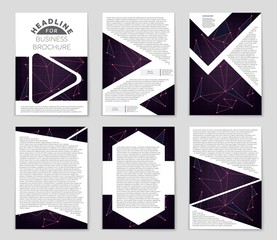 Abstract vector layout background set. For art template design, list, front page, mockup brochure theme style, banner, idea, cover, booklet, print, flyer, book, blank, card, ad, sign, sheet,, a4