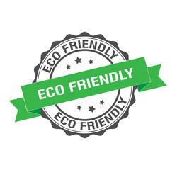 Eco friendly stamp illustration