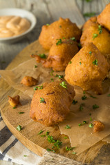 Homemade Deep Fried Hush Puppies