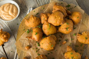 Homemade Deep Fried Hush Puppies